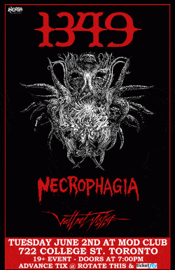 1349, Necrophagia & Vattent Viskar tickets - Toronto, ON - Inertia Entertainment