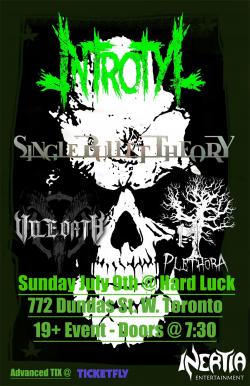 Introtyl, Single Bullet Theory, Vile Oath & Plethora tickets - Inertia Entertainment