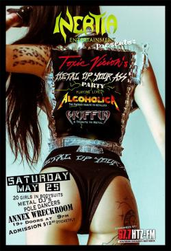 Toxic Visions Metal Up Your Ass Party Featuring AlcoholicA tickets - Toronto, ON - Inertia Entertainment