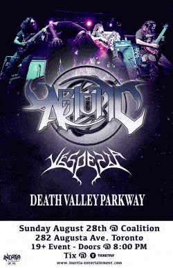 ABIOTIC, VESPERIA & DEATH VALLEY PARKWAY tickets - Toronto, ON. - Inertia Entertainment