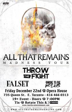 All That Remains & Throw The fight tickets - Inertia Entertainment