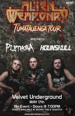 Alien Weaponry, PLethora & Hounskull tickets - Inertia Entertainment