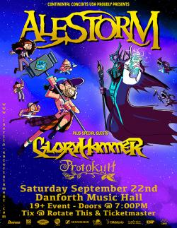 Alestorm, Gloryhammer & Protokult tickets - Inertia Entertainment