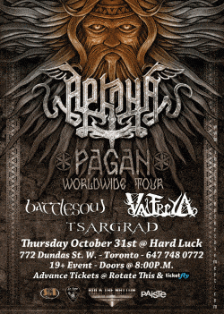 Arkona, Battlesoul, Valfreya & Tsargrad tickets - Toronto, ON - Inertia Entertainment