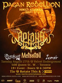 Arkona, Metsatoll , Protokult & Iomair tickets - Inertia Entertainment