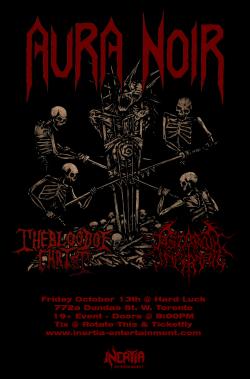 Aura Noir, Blood Of Christ & Astaroth Incarnate tickets - Inertia Entertainment