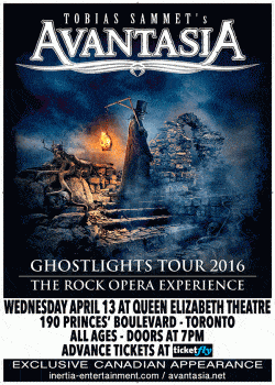 Tobias Sammet's Avantasia tickets - Toronto, ON. - Inertia Entertainment