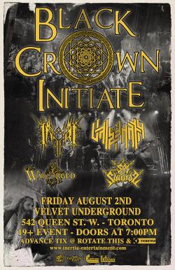 Black Crown Initiate, Vale Of Pnath, Inferi, Warforged & SixOfSwords tickets - Inertia Entertainment