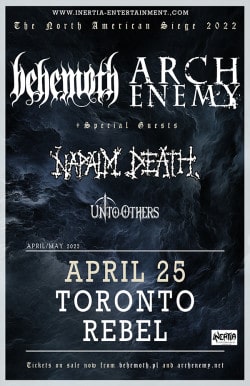 Behemoth & Arch Enemy tickets - Inertia Entertainment