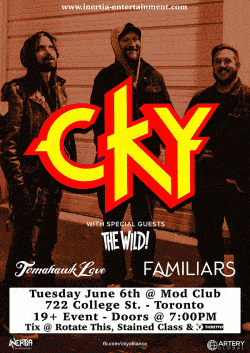 CKY, The Wild, Tomahawk Love & Familiars tickets - Inertia Entertainment