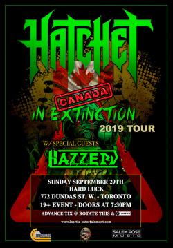 HATCHET & HAZZERD tickets - Inertia Entertainment