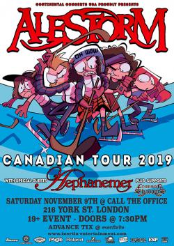 Alestorm, Aephanemer & Crimson Shadows tickets - Inertia Entertainment