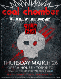 Coal Chamber, Filter & Sumo Cyco tickets - Toronto, ON - Inertia Entertainment