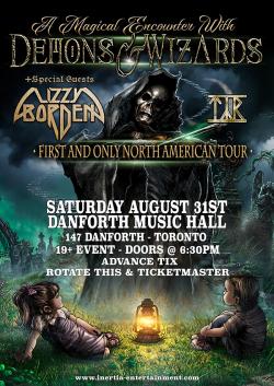 Demons & Wizards, Lizzy Borden & TYR tickets - Inertia Entertainment