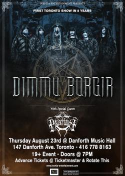 Dimmu Borgir & Panzerfaust tickets - Inertia Entertainment