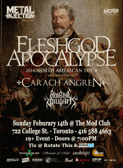 Fleshgod Apocalypse Cancelled tickets - Toronto, ON. - Inertia Entertainment