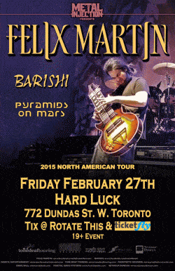 Felix Martin, Barishi & Pyramids On Mars tickets - Toronto, ON - Inertia Entertainment