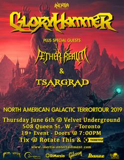 Gloryhammer Ã†THER REALM Tsargrad tickets - Inertia Entertainment