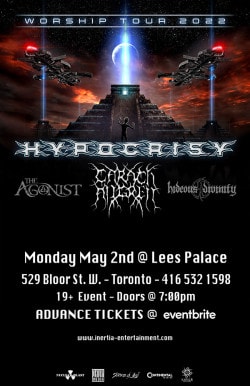 Hypocrisy - Worship Tour 2022 tickets - Inertia Entertainment