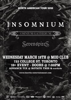 Insomnium - Cancelled tickets - Inertia Entertainment