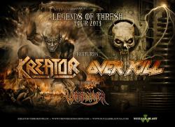 Kreator, Overkill & Warbringer tickets - Toronto, ON - Inertia Entertainment