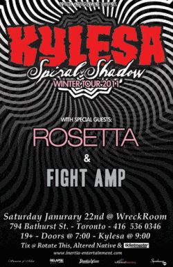 Kylesa, Rosetta, Fight Amp tickets - Toronto, ON - Inertia Entertainment