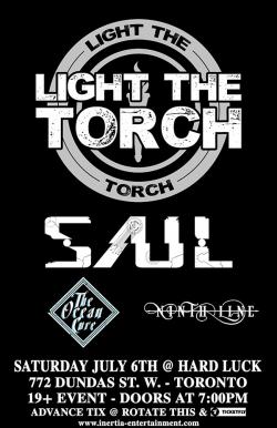 LIGHT THE TORCH, Saul, The Ocean Cure & Ninth Line tickets - Inertia Entertainment