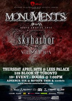 Monuments - Postponed tickets - Inertia Entertainment