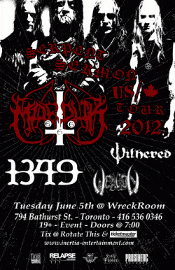 Marduk, 1349, Withered & Weapon tickets - Toronto, ON - Inertia Entertainment