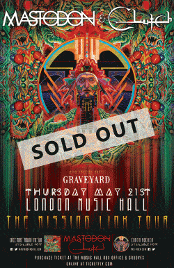 Mastodon & Clutch tickets - London, On - Inertia Entertainment