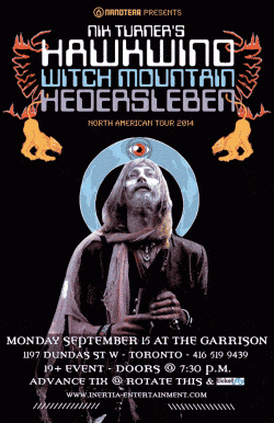 Nik Turners Hawkwind, Witch Mountain & Hedersleben tickets - Toronto, ON - Inertia Entertainment