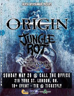 Origin, Jungle Rot & The Absence tickets - Inertia Entertainment