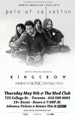 Pain Of Salvation tickets - Toronto, ON - Inertia Entertainment