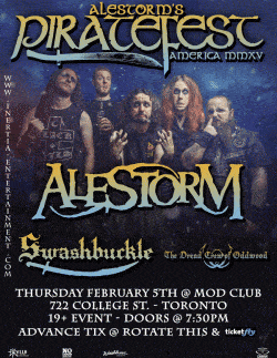 Alestorm's PirateFest tickets - Toronto, ON - Inertia Entertainment