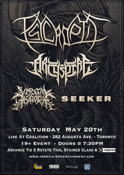 Psycroptic, Archspire, Visceral Disgorge & Seeker tickets - Inertia Entertainment