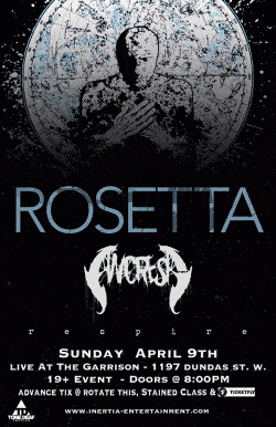 Rosetta, Ancress & Respire tickets - Inertia Entertainment