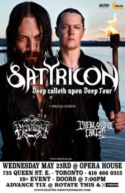 Satyricon, Goatwhore, Panzerfaust & The Blood OF Christ tickets - Inertia Entertainment