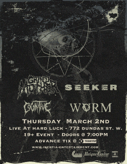 The Grindmother, Seeker, Cognitive & Wvrm tickets - Inertia Entertainment