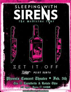 Sleeping WIth Sirens - The Medicine Tour tickets - Inertia Entertainment