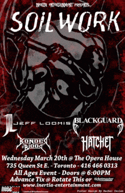Soilwork, Jeff Loomis, Blackguard & More tickets - Toronto, ON - Inertia Entertainment