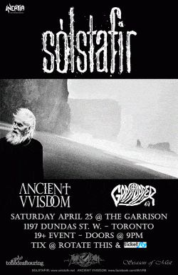 Solstafir, Ancient VVisdom & Godstopper tickets - Toronto, ON - Inertia Entertainment