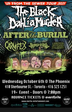 The Black Dahlia Murder - Up From The Sewer Tour tickets - Inertia Entertainment