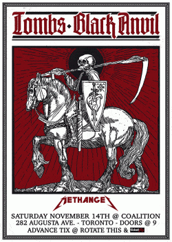 Tombs, Black Anvil & Meth Angel tickets - Toronto, ON. - Inertia Entertainment