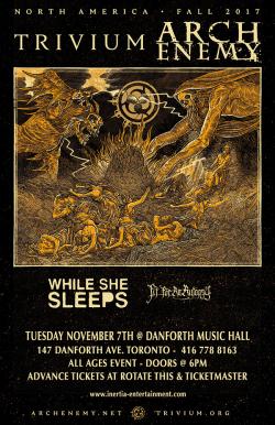 Trivium, Arch Enemy, While She Sleeps & Fit For An Autopsy tickets - Inertia Entertainment