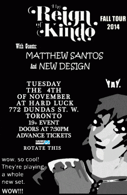 The Reign Of Kindo & Matthew Santos tickets - Toronto, ON - Inertia Entertainment