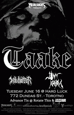 Taake, Wolvhammer & Jinn Arcana tickets - Toronto, ON - Inertia Entertainment