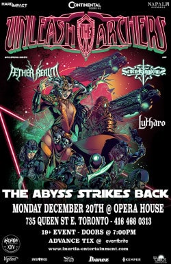 Unleash The Archers, Aether Realm, Seven Kingdoms & Lutharo tickets - Inertia Entertainment