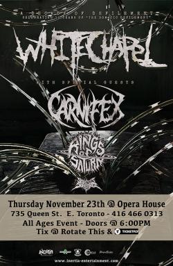 Whitechapel - A Decade OF Defilement Tour tickets - Inertia Entertainment