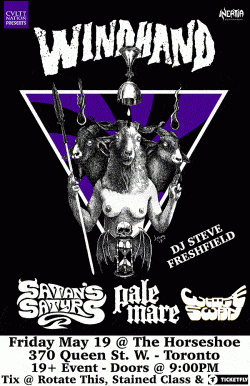 Windhand, Satan's Satyrs, Pale Mare, White Swan & DJ Freshfield tickets - Inertia Entertainment