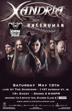 Xandria, Kobra And The Lotus & Once Human tickets - Inertia Entertainment